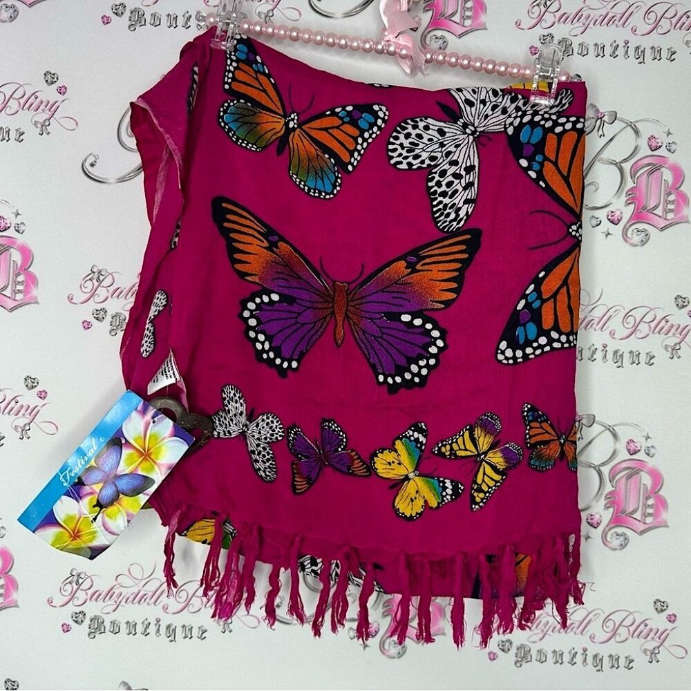 Festival wrap skirt dress with wooden heart belt loop adjustable tie up beach